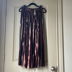 Midi Skirt Bronze